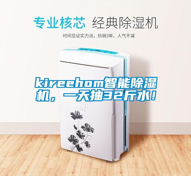 kireehom智能除濕機，一天抽32斤水！