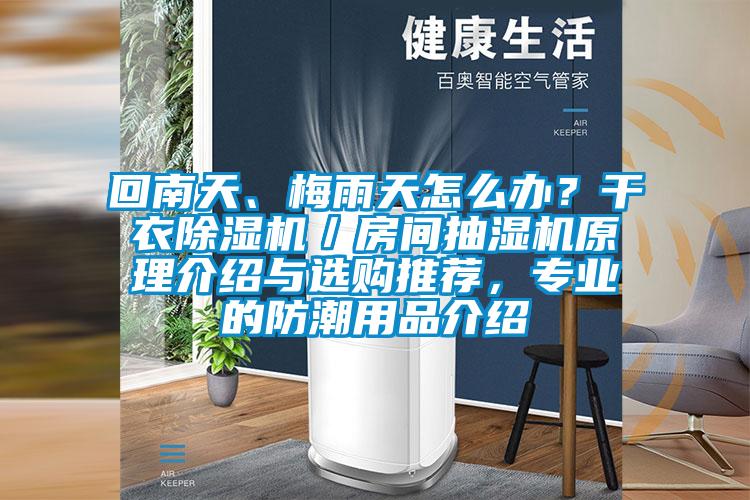 回南天、梅雨天怎么辦？干衣除濕機／房間抽濕機原理介紹與選購?fù)扑]，專業(yè)的防潮用品介紹