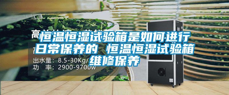 恒溫恒濕試驗(yàn)箱是如何進(jìn)行日常保養(yǎng)的 恒溫恒濕試驗(yàn)箱維修保養(yǎng)