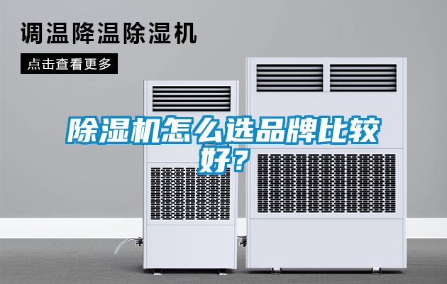 除濕機怎么選品牌比較好？