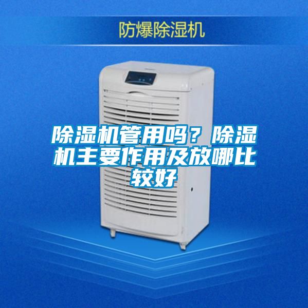 除濕機管用嗎?除濕機主要作用及放哪比較好